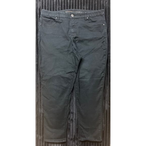 Chico’s GirlFriend Ankle Jeans in Black Size 3/20 - Picture 1 of 4
